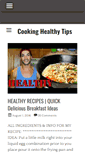 Mobile Screenshot of cookinghealthytips.com